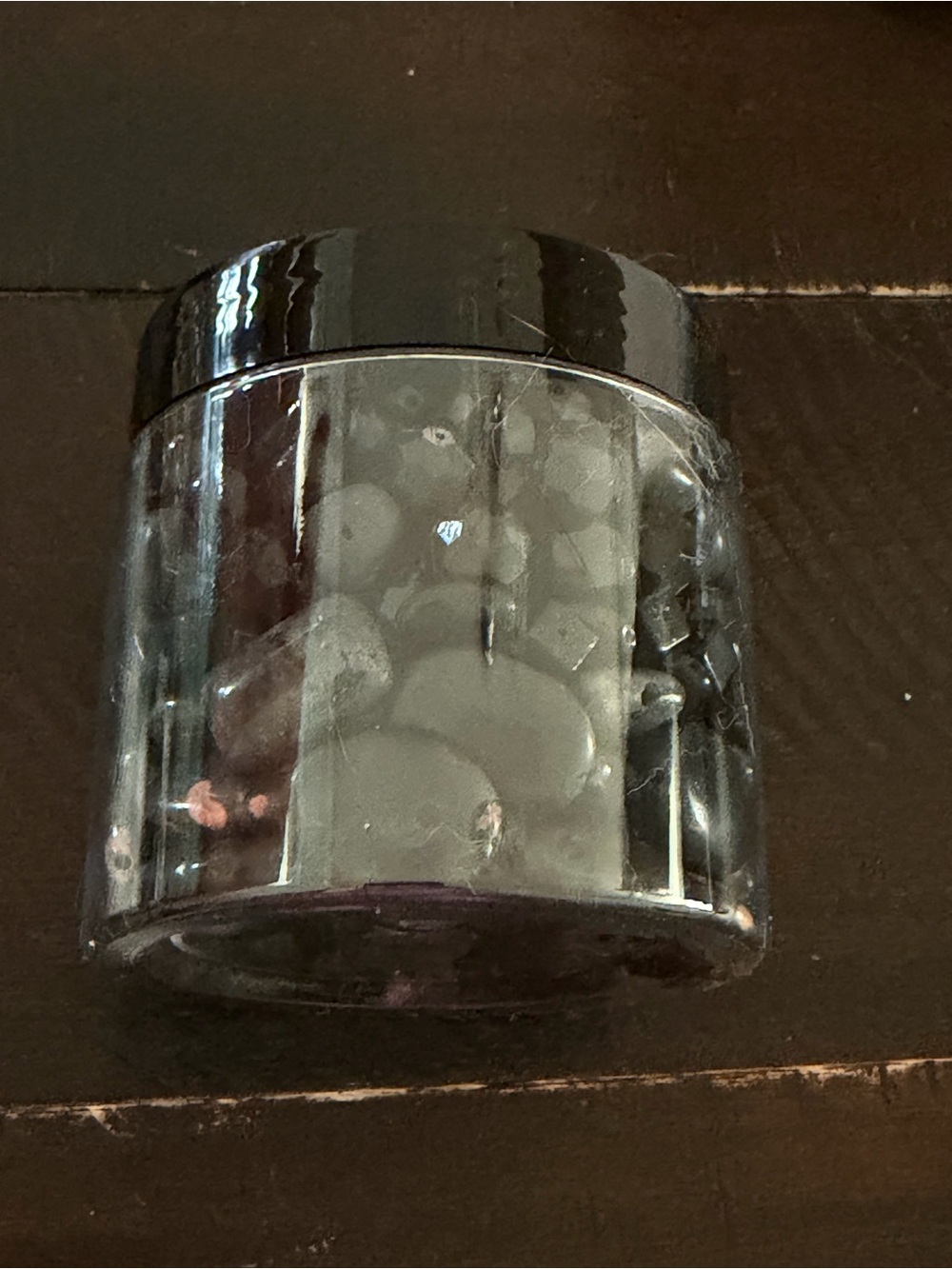 Mystery Jar - Black Stone, Glass and Plastic Beads